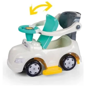 Masinuta pentru copii 4 in 1 Dolu Step car Pastel cu maner detasabil