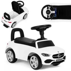 Masinuta pentru copii Ecotoys Mercedes C Class Alb fara pedale