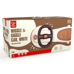 Masinuta pentru copii Hape Wiggle and Giggle alba