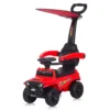 Masinuta pentru copii de impins Chipolino Safari red cu maner si copertina detasabile