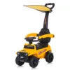 Masinuta pentru copii de impins Chipolino Safari yellow cu maner si copertina detasabile