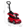 Masinuta pentru copii de impins Ecotoys Mercedes 639 Rosu
