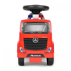 Masinuta pentru copii fara pedale Ecotoys Mercedes Pompieri rosu de la 2 ani