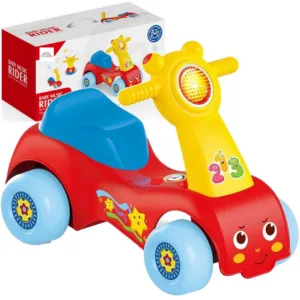 Masinuta pentru copii fara pedale cu muzica si lumini Rider