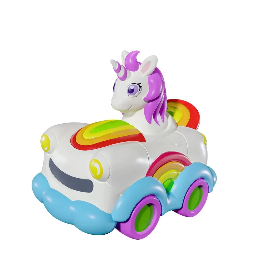 Masinuta unicorn cu telecomanda si bule Syma