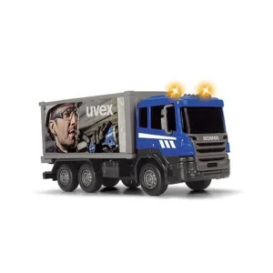 Masinuta utilitara cu sunete si lumini Dickie Scania