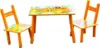 Masuta copii din MDF cu doua scaune Novokids My first table