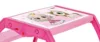 Masuta copii din plastic aditivat cu doua bancute Novokids Study Table dimensiuni 95X78X49 cm