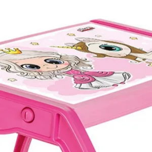 Masuta copii din plastic aditivat cu doua bancute Novokids Study Table dimensiuni 95X78X49 cm