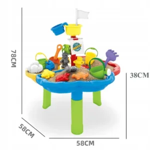 Masuta de joaca cu apa si nisip Matadi Nava piratilor cu angrenaj pentru apa