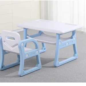 Masuta de studiu cu scaunel Nichiduta School Blue