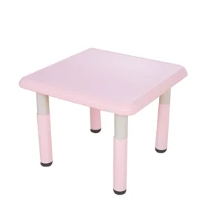 Masuta din plastic pentru copii 60x60 cm cu inaltime reglabila pe 7 nivele