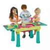 Masuta pentru copii extensibila Keter Creative Fun Table GreenPurple apa si nisip