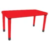 Masuta pentru copii interiorexterior Pilsan Happy Table Rosu 120x60cm pentru lectiiactivitati