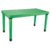 Masuta pentru copii interiorexterior Pilsan Happy Table Verde 120x60cm pentru lectiiactivitati