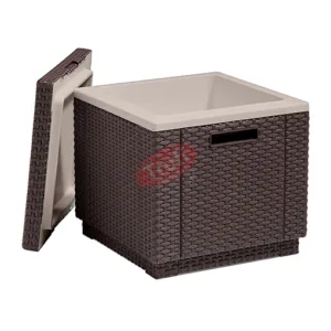Masutascaun Keter Ice Cub cu spatiu depozitare 42x 42 cm maro