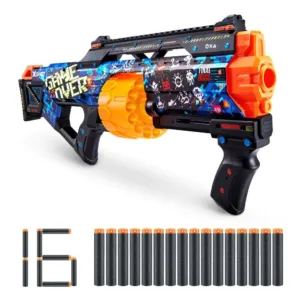 Mega Blaster X-Shot Skins Last Stand cu 16 proiectile moi