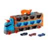 Mega camion transportator pentru masinute Hot Wheels Speedway Hauler