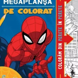 Megaplansa de colorat. 6 metri. Disney. Marvel. Spider-man