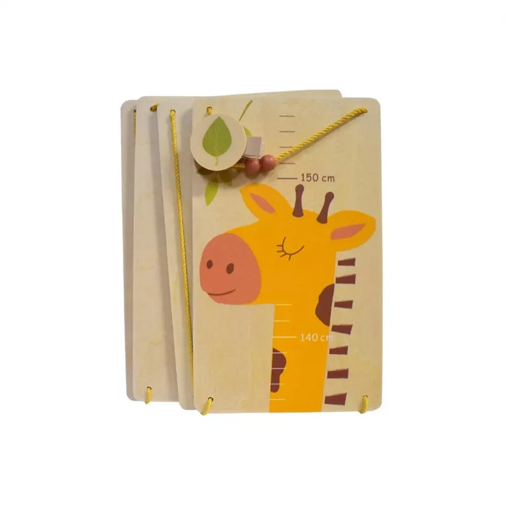 Metru din lemn pentru perete Girafa