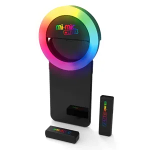 Microfon wireless cu lampa LED WB Mi-Mic