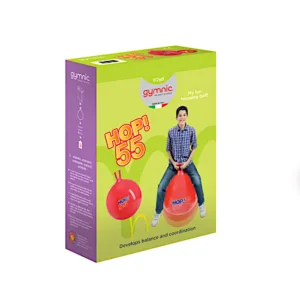 Minge cu maner 55 cm rosie pentru copii