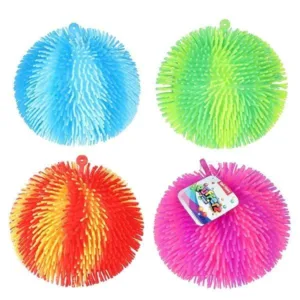 Minge cu tepi moi TToys Pufferball cu dungi 21 cm