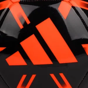 Minge de fotbal Adidas Starlancer negru cu rosu marimea 5
