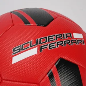 Minge de fotbal Ferrari marimea 5 rosu
