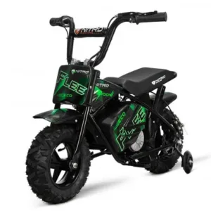 Mini Motocicleta electrica cu roti ajutatore