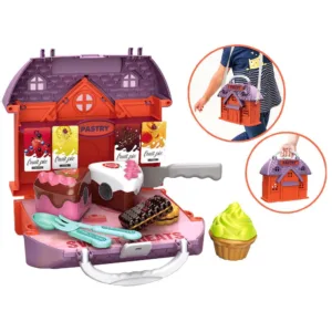 Mini cofetarie in valiza Villa Play House 21 piese