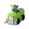 Mini figurina Rocky cu masinuta Paw Patrol