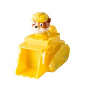Mini figurina Rubble cu masinuta Paw Patrol