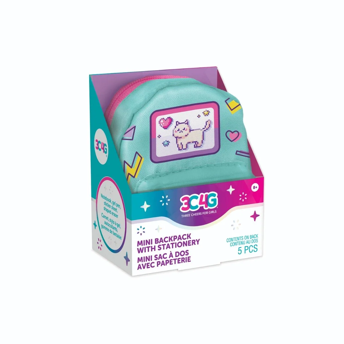 Mini ghiozdan cu accesorii