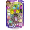 Mini papusa cu animalut si haine de schimb Polly Pocket