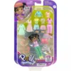 Mini papusa cu animalut si haine de schimb Polly Pocket