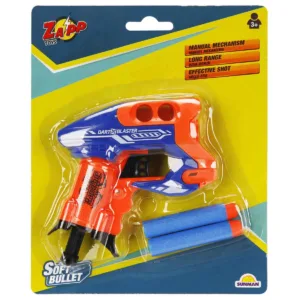 Mini pistol cu 2 sageti din burete