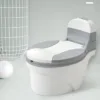 Minitoaleta educationala pentru copii Little Mom Baby Potty Grey