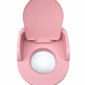 Minitoaleta pentru copii Bear Dark Pink