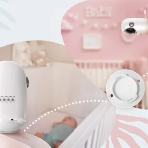 Monitor electric pentru bebelusi Neno Berkano cu receptor wireless