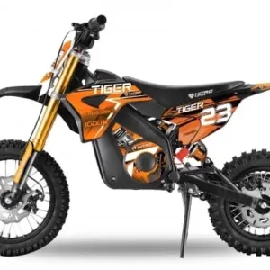 Motocicleta electrica Eco Tiger 1000W 36V 12 10  Portocaliu