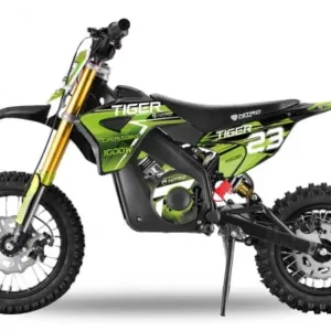 Motocicleta electrica Eco Tiger 1000W 36V 12 10  Verde