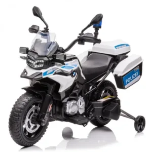 Motocicleta electrica de politie pentru copii