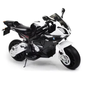 Motocicleta electrica pentru copii 12V 90W BMW 528 RR cu pornire la cheie