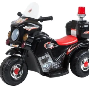 Motocicleta electrica pentru copii 35W LL999 LeanToys 5722 negru 6V