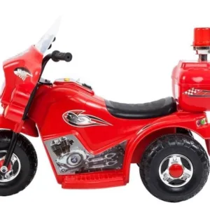 Motocicleta electrica pentru copii 35W LL999 LeanToys 5722 rosie 6V