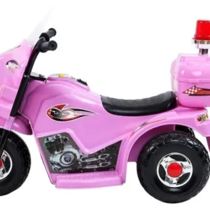 Motocicleta electrica pentru copii 35W LL999 LeanToys 5722 roz 6V