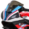 Motocicleta electrica pentru copii BMW HP4 rosu 70w cu panou audio