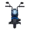 Motocicleta electrica pentru copii Chopper Faster AHL008 78x30x55 cm albastru 20W cu lumini