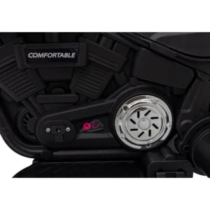 Motocicleta electrica pentru copii Chopper Faster AHL008 78x30x55 cm roz 20W cu lumini